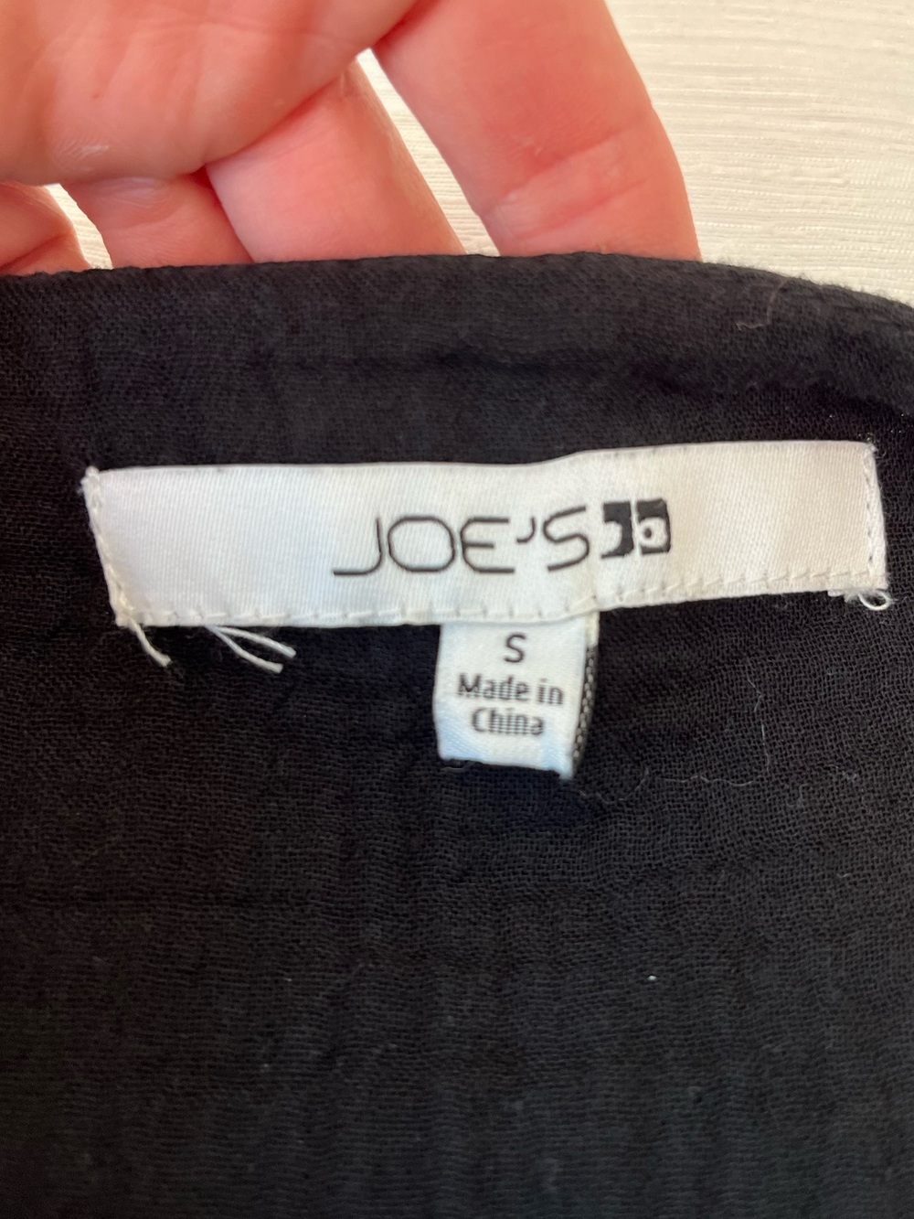 Joe's Jeans Black V-Neck Midi Dress - Picture 2 of 10